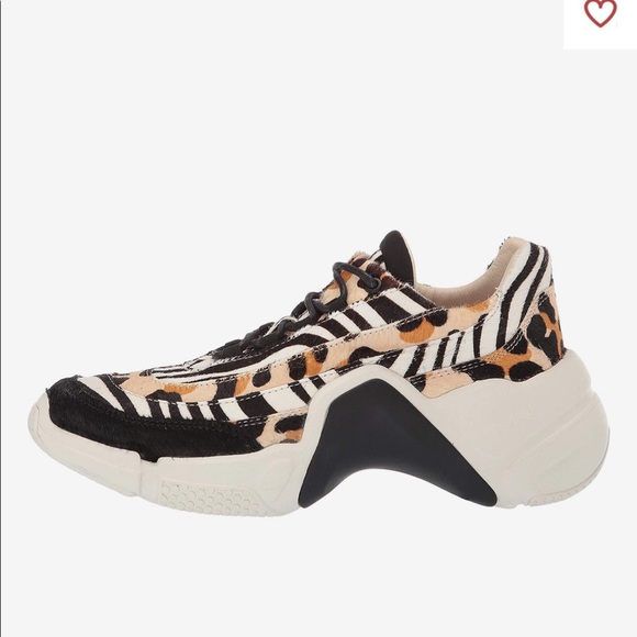 🐆🦓Chunky sneaker Neo block Animal print Fashion - Picture 10 of 10